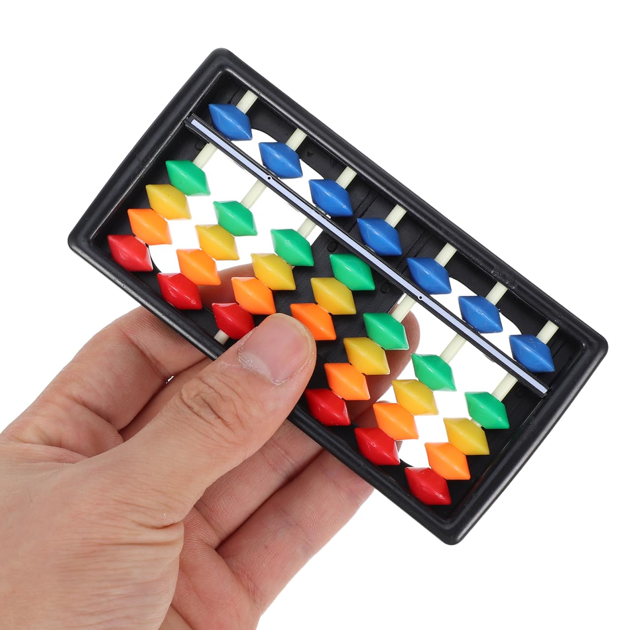 Calculadora de plástico Abacus Soroban de plástico para aprendizaje de matemáticas de plástico, juguetes educativos para cálculo de niños 2