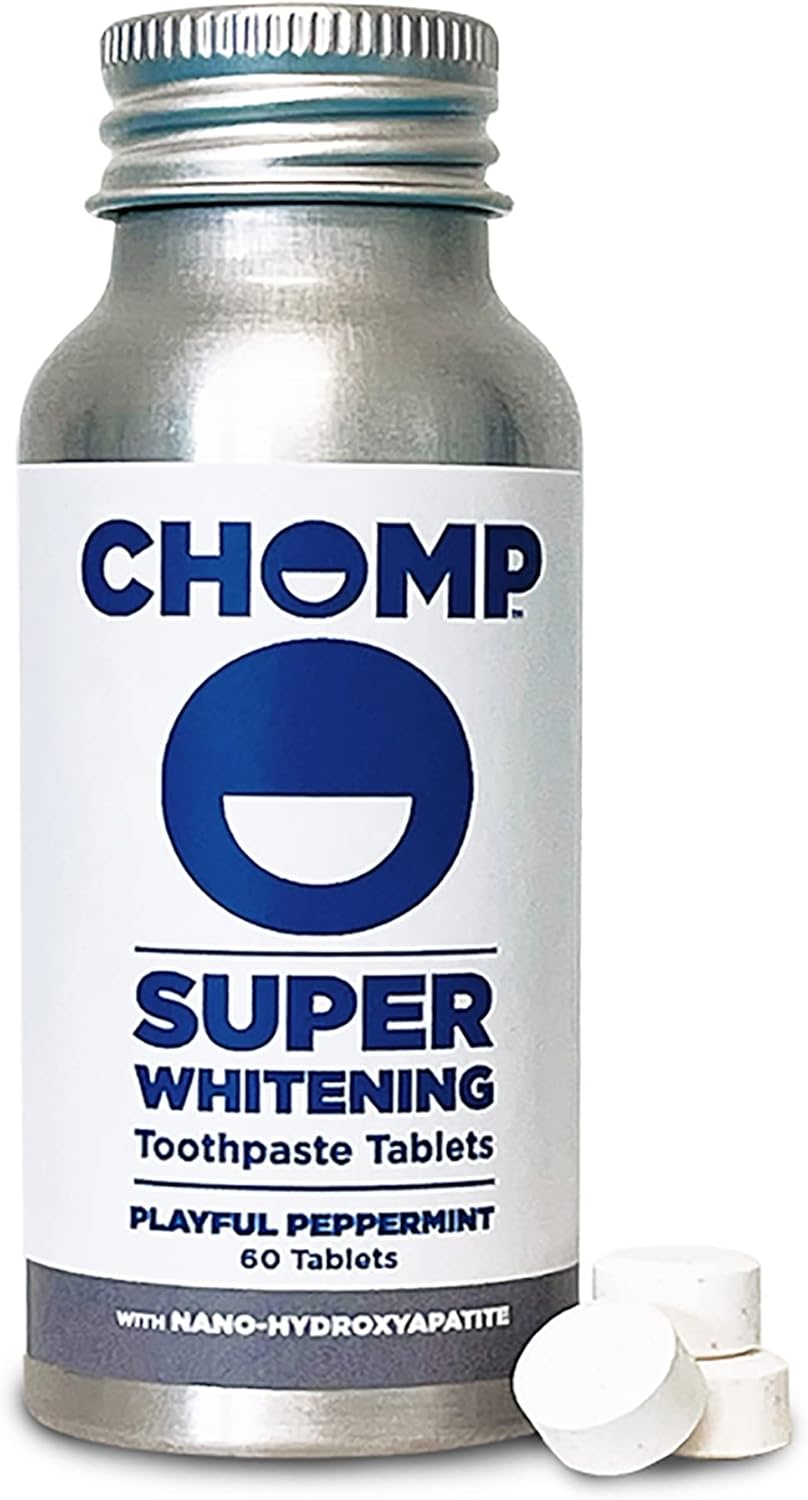 Buy Chomp Super Whitening Toothpaste Tablets with Nano Hydroxyapatite