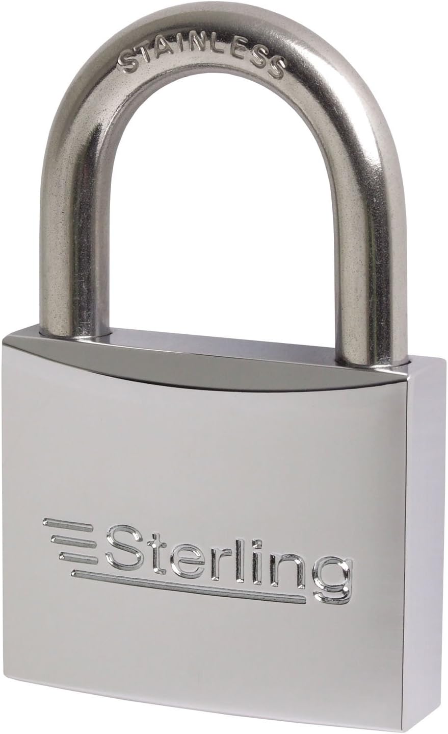 Sterling MPL152KA251 Marine Padlock Keyed Alike, Chrome Amazon.co.uk
