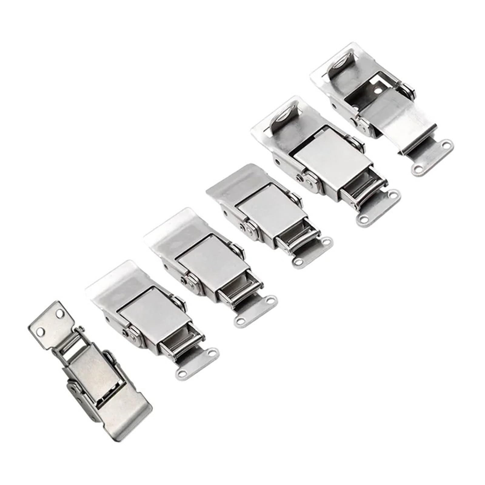 Nbmfdsry 82X28mm Closet Gate Lock, Cabinet Door Lock 304 Stainless Steel Buckle 1Pcs(82X28mm)