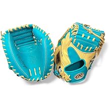 Rawlings Heart of the Hide Speed Shell Baseball Glove   Teal/Blonde   First Base Mitt & Catcher s Mitt   Pro HOH Leather   Lightweight   RHT & LHT Available