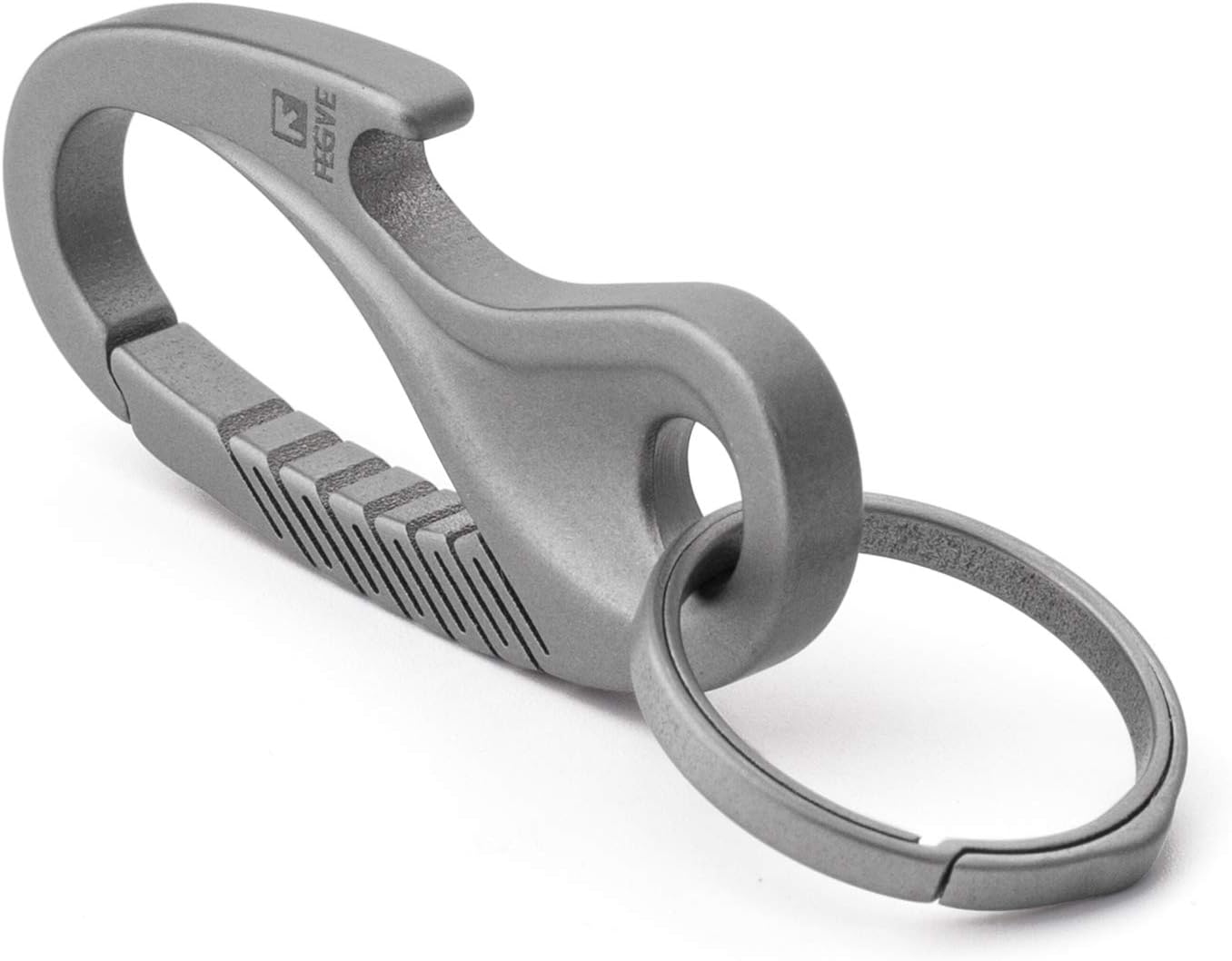 TISUR Titanium Quick Release Keychain, Retractable Key Chain Detachable Keychain Clip，Pull Apart Key Rings for Men Women
