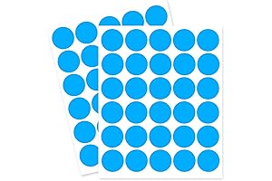 1 Inch Removable Blue Color Code Dot Sticker Labels for Sale Tags Marking or Pricing