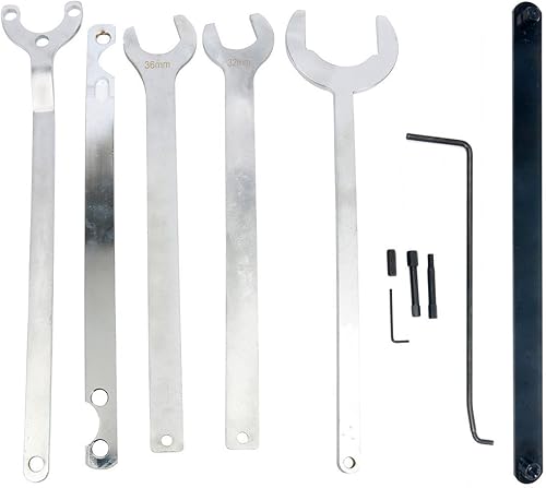 Miniatura 2 de 8MILELAKE Kit de herramientas de soporte de embrague de ventilador de bomba de agua compatible para Mercedes Benz BMW