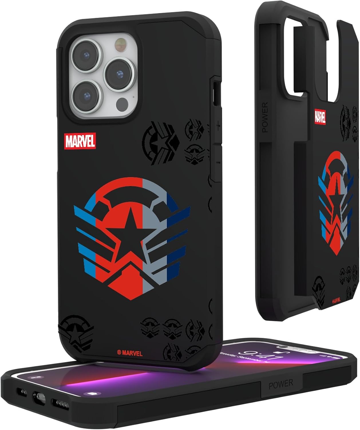 Keyscaper Marvel Avengers Hulk Sigil Rugged Cell Phone Case for iPhone 16