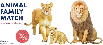 Laurence King Animal Family Match A Matching Memory Game