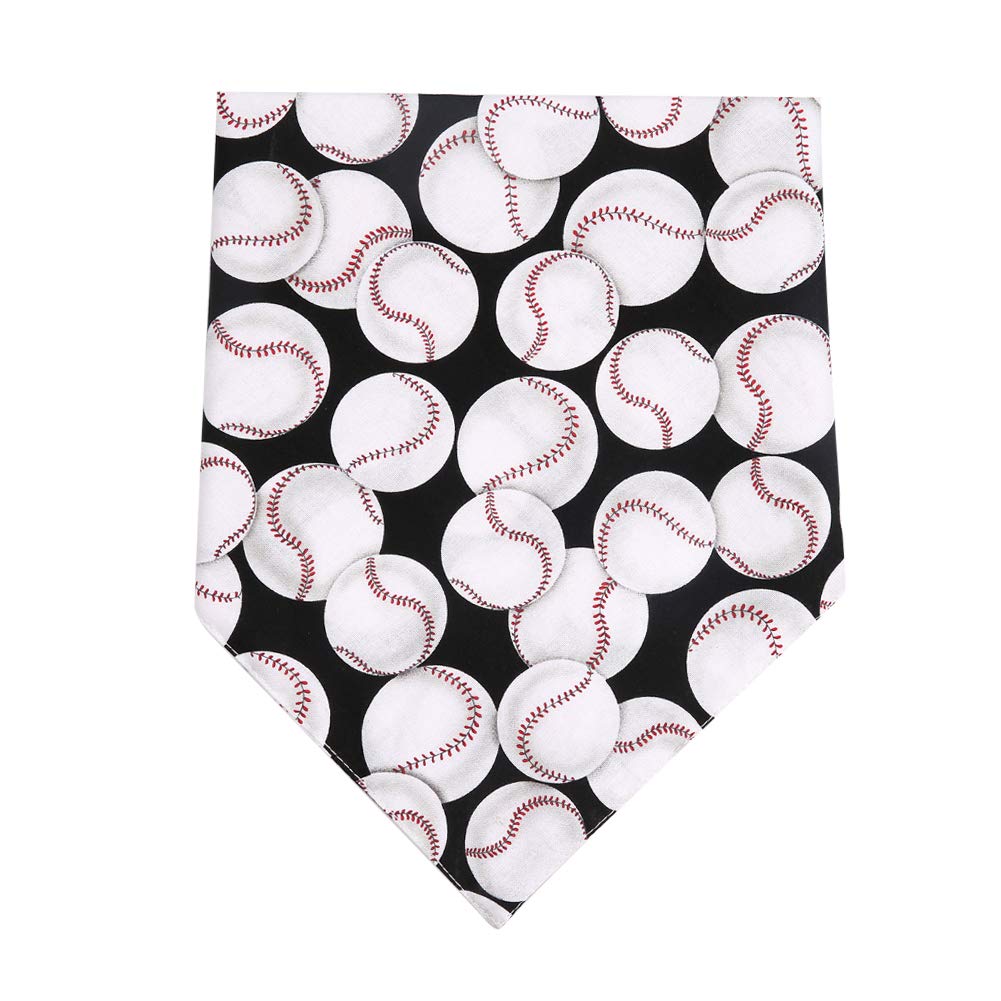 Hundehalstuch, wendbar, dreieckig, Halstuch, Zubehör, Baseball für Hunde, Katzen, Haustiere, Tiere