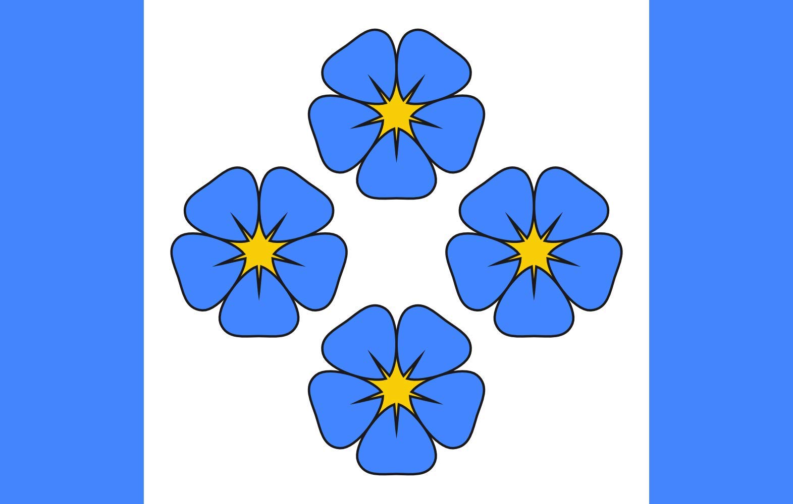 Drapeau Mulgi valla lipp grand format résistant aux intempéries pour mât extérieur