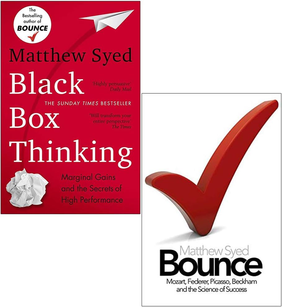 Black Box Thinking & Bounce By Matthew Syed Collection 2 Books Set