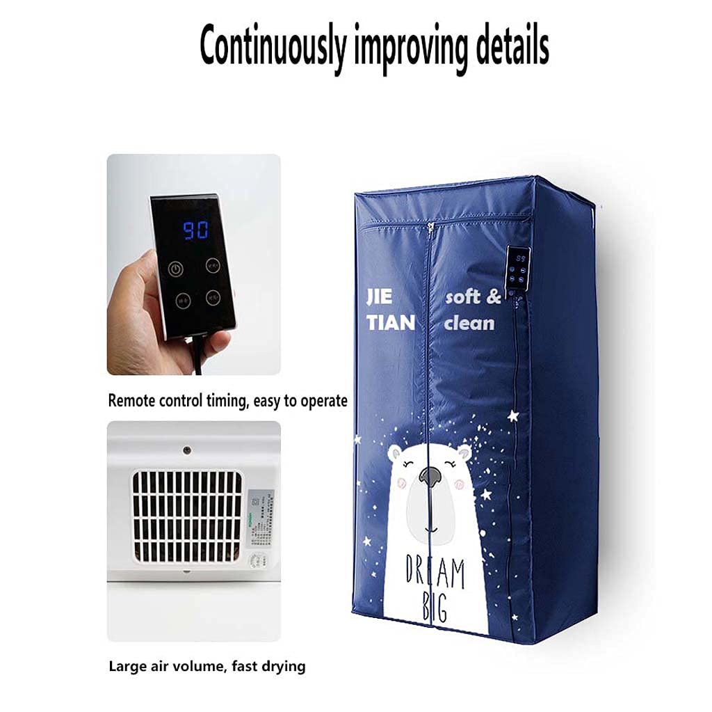 Secadora de ropa eléctrica doméstica montada en la pared 1600 W de gran capacidad 15 kg de acero inoxidable de doble capa que ahorra energía armario de secado con aire caliente de lavado húmedo inte