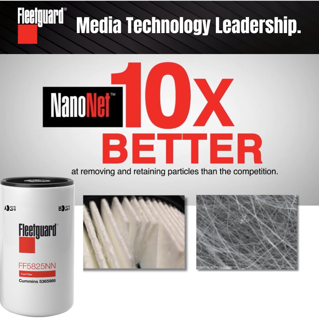 Fleetguard FF5825NN Fuel Filter (2 Pack), Fuel Filters - Amazon Canada
