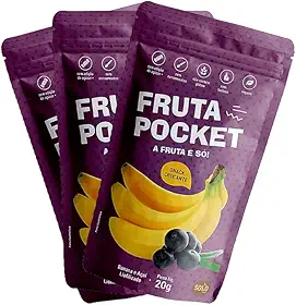 Kit 3X: Snack de Açaí com Banana Liofilizada Solo Snacks 20g