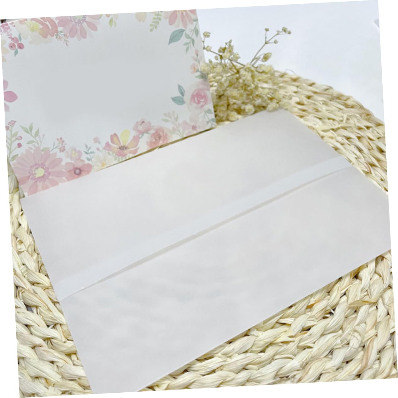 Sobres de Boda de Papel Vegetal Blancos 100 Piezas para Tarjetas