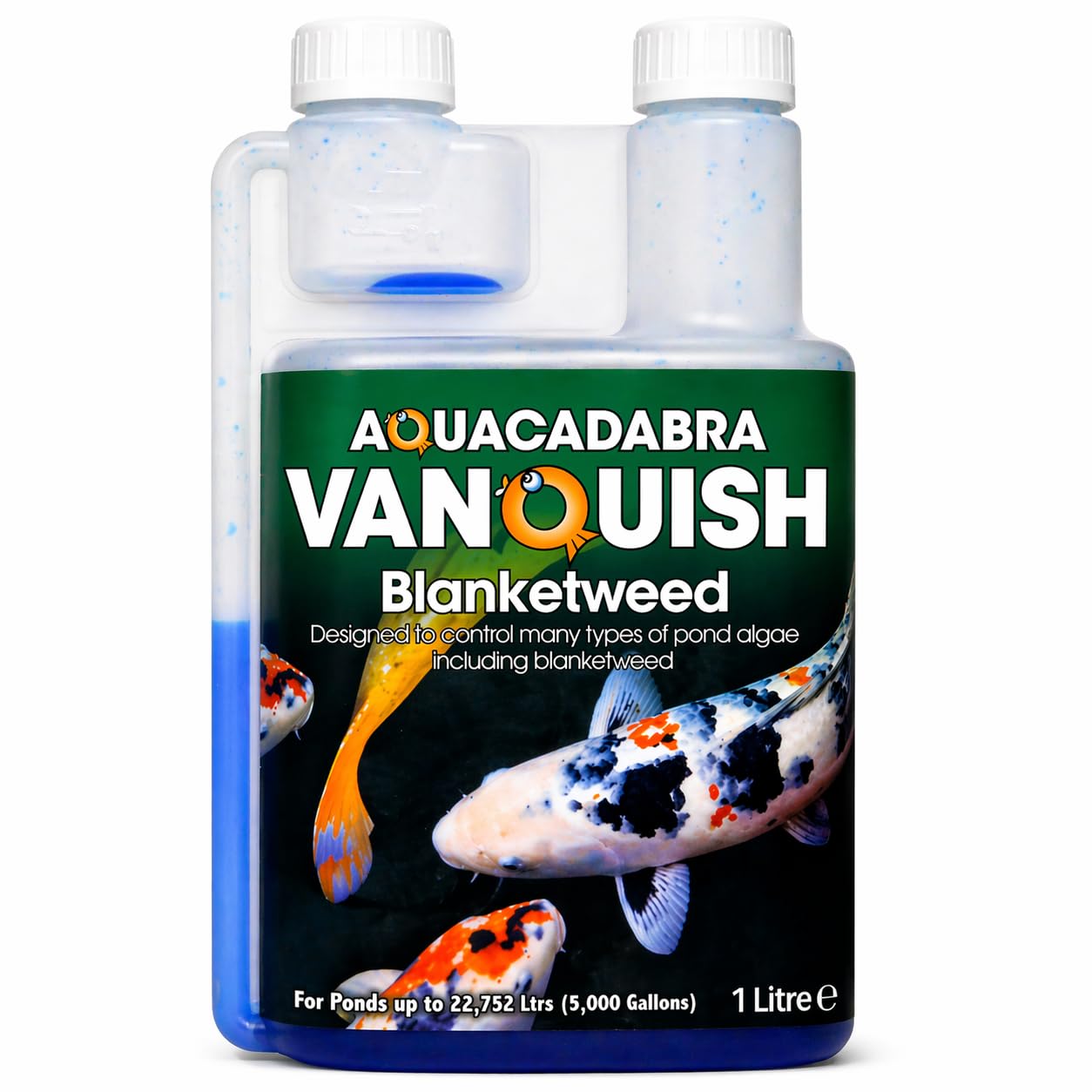 Aquacadabra Vanquish Blanketweed Remover 1L – Pond Algae Treatment for Clear Water, Controls Blanketweed & Green Algae, For Koi & Fish
