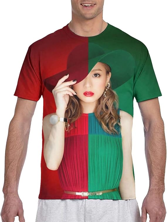 Amazon Co Jp 西野カナ 2 男女兼用 クルーネック ショートスリーブ カップル服 記念シャツ 夏服 上質 Tシャツ 半袖 コスプレ衣装 吸水速乾 軽い 上着 下着 3dプリント ティーシャツ トップス ファッション