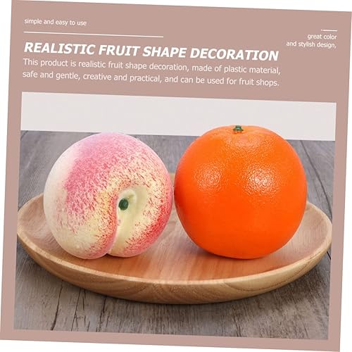Miniatura 4 de HOMSFOU 4 unids Artificial Frutas Ventana Plástico Alimentos Artificiales Decorativas Para Sala Alimentos Artificiales Foto Accesorios Decorativos
