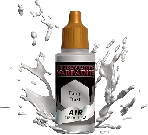 The Army Painter Warpaint Air Metallics Fairy Dust - Pintura acrílica no tóxica a base de agua muy pigmentada para juegos de rol de mesa, juegos de