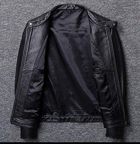 Amazon | CHEJI ライダース ジャケット メンズ 本革牛革 シングル