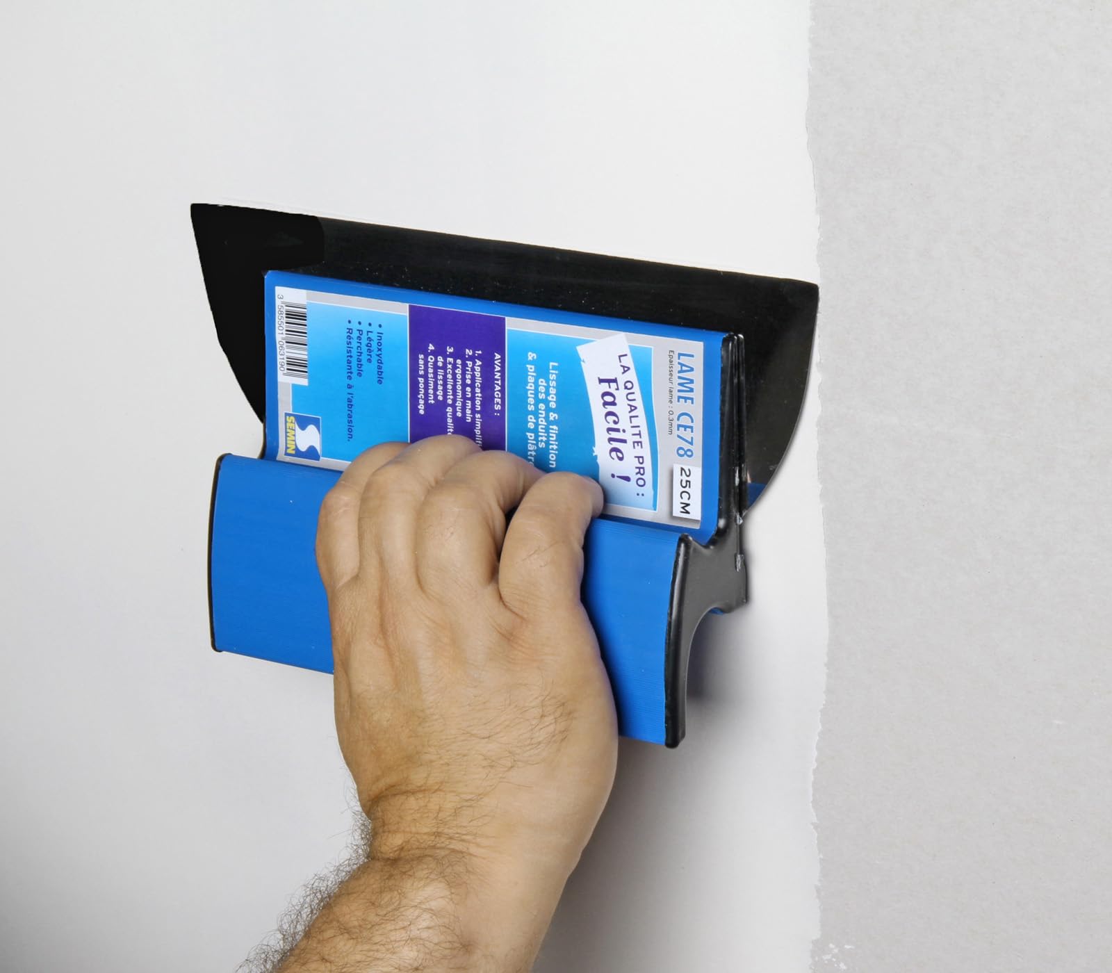 Enduit Multifonctions CE 3000 Semin pour Coller, Fixer, Reboucher, Aplanir, Lisser et Décorer, Intérieur, Sac de 25 kg