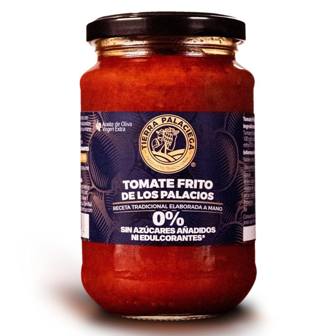 Genérico Pack Seis Botes Tomate Frito de Los Palacios 0% Azúcares Añadidos | Tierra Palaciega