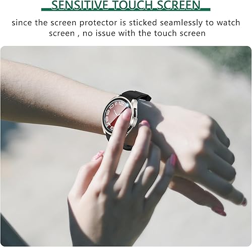 Miniatura 4 de Haojavo Paquete de 6 + 8 fundas protectoras de pantalla para Samsung Galaxy Watch 6 Classic de 1.693 in, paquete de 6 cubiertas de policarbonato