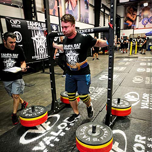 Valor Fitness BD-21 Yoke Rack Strongman Equipment J Hooks Squat Rack and Bench Press Pull Up Bar Optional Safety Spotter… - Image 5