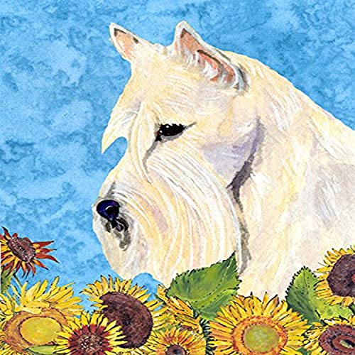 Drapeau jardin Terrier écossais petit format multicolore extérieur Caroline's Treasures - 3