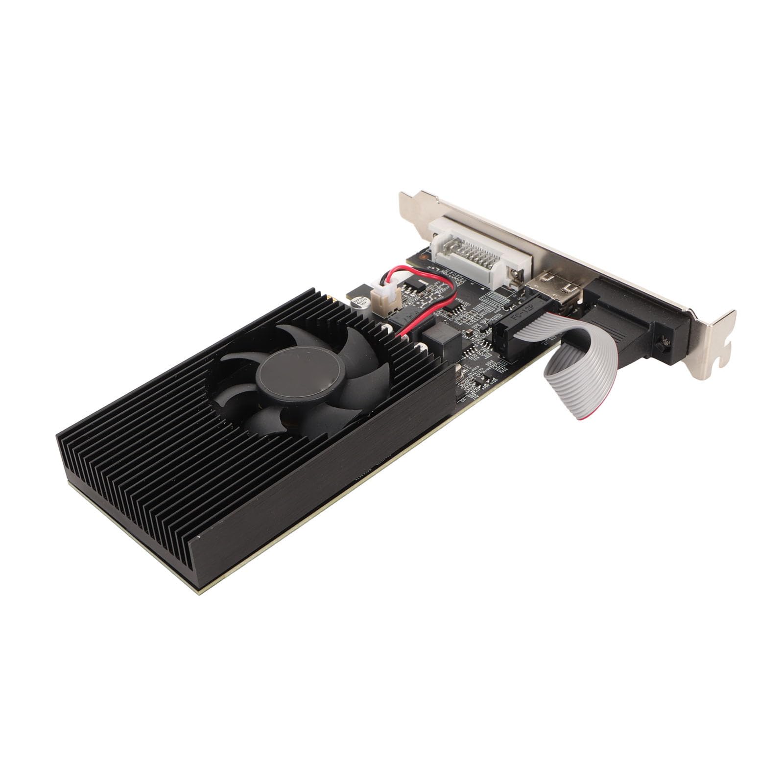 Tarjeta Gráfica GT730 4G DDR3 de 128 bits, Tarjeta de Vídeo para Juegos de Escritorio con Salida DVI VGA HDMI, PCI Express 2.0 X16, con Ventilador de Refrigeración