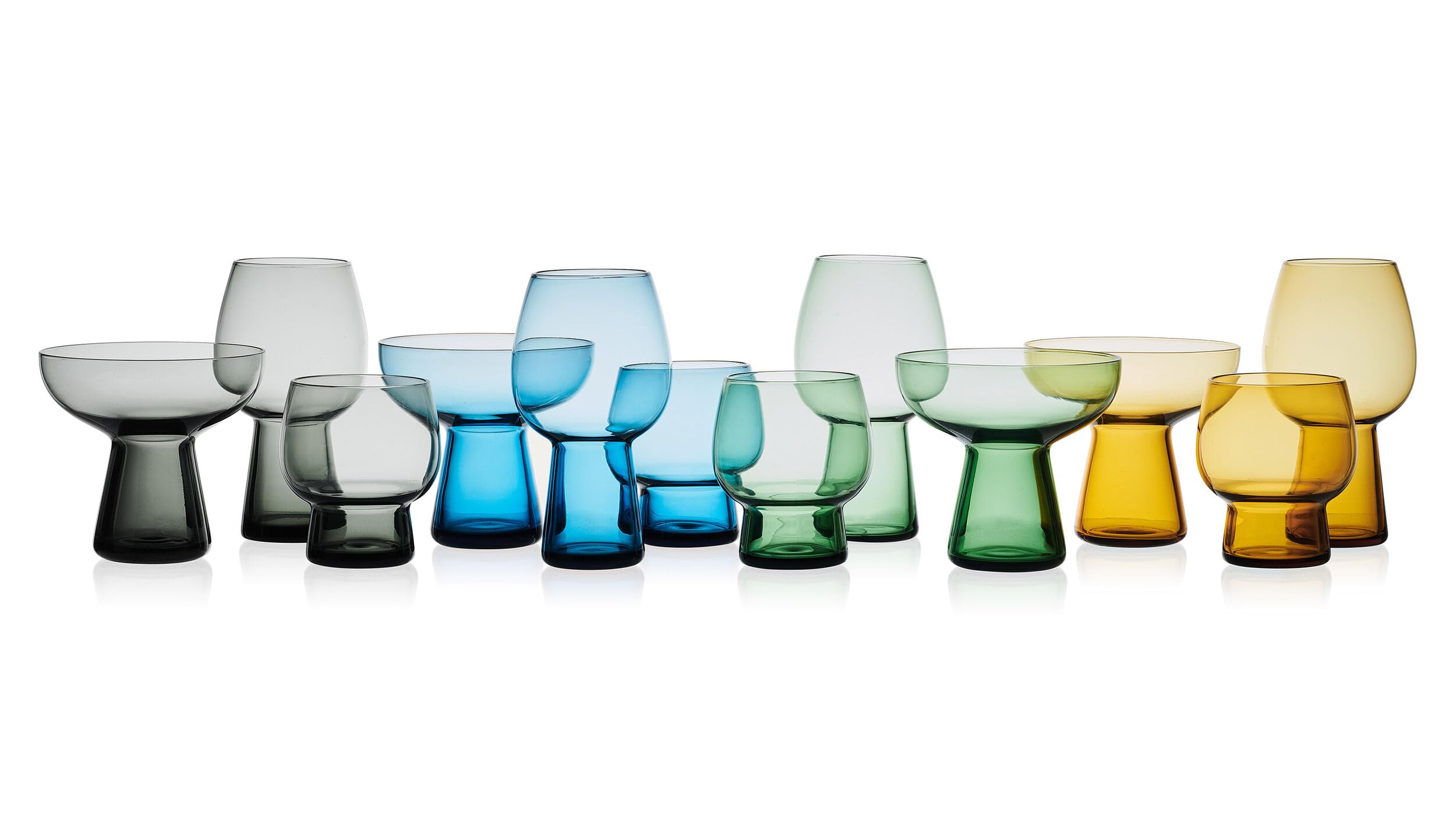 Mikasa Phoebe Margarita - Juego de copas de cóctel (4 unidades), color gris