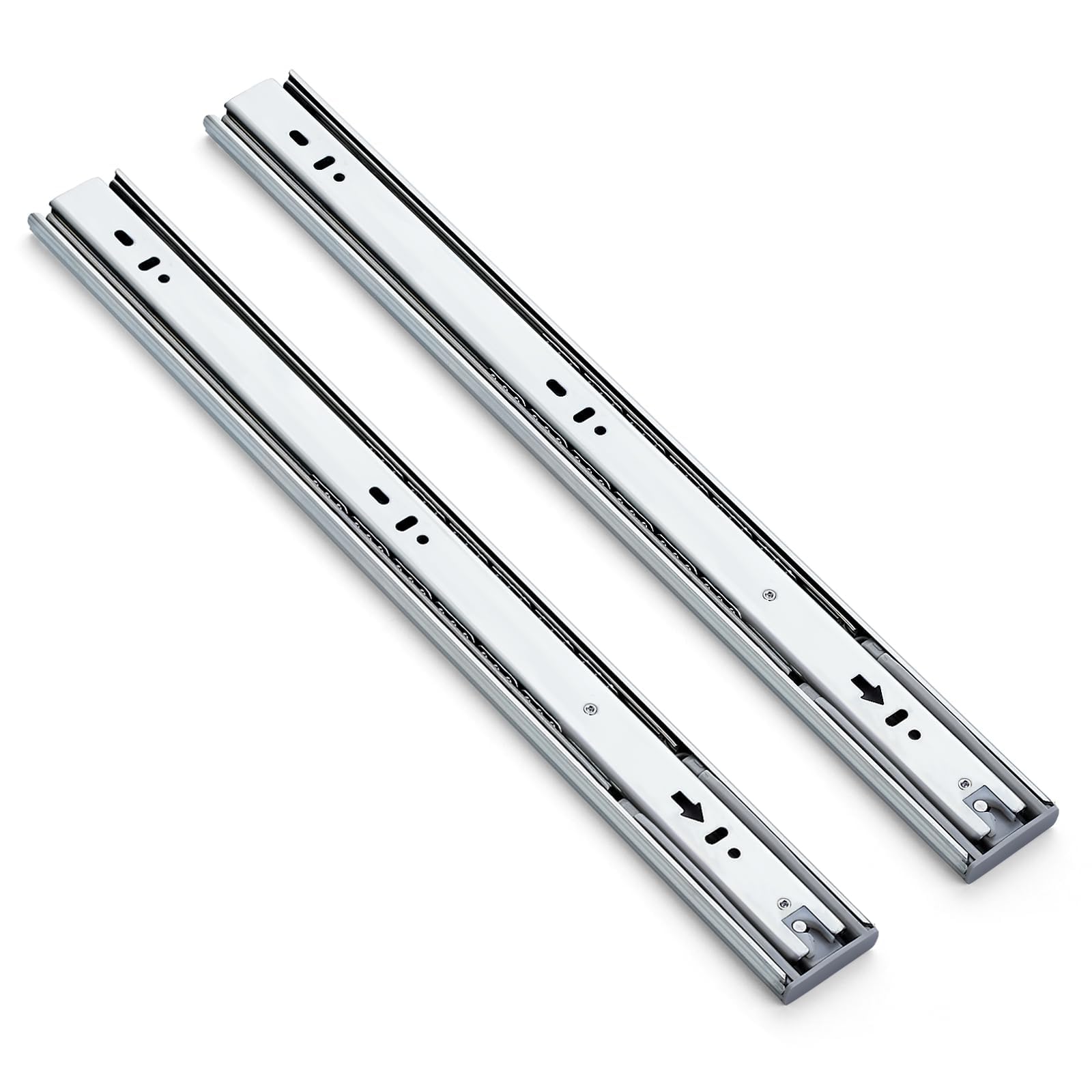 Ravinte Silver Soft Close Drawer Slides 18 Inch 10 Pairs 20 Pack