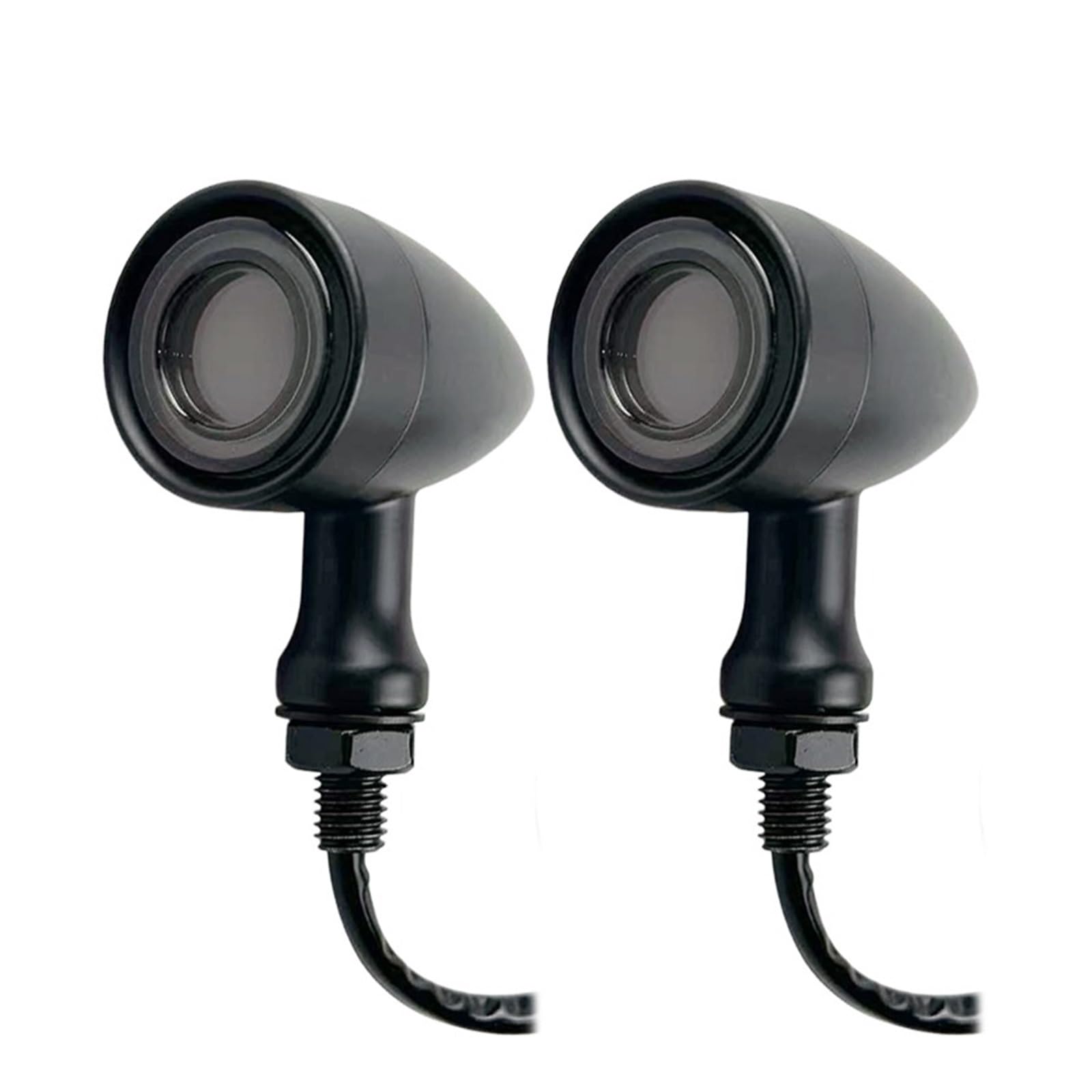 Intermitentes LED Delanteros y Traseros universales para Motocicleta, Tipo Bala. Luces de señalización de Giro luz Diurna DRL luz Freno y luz Trasera Luzs traseras Piezas