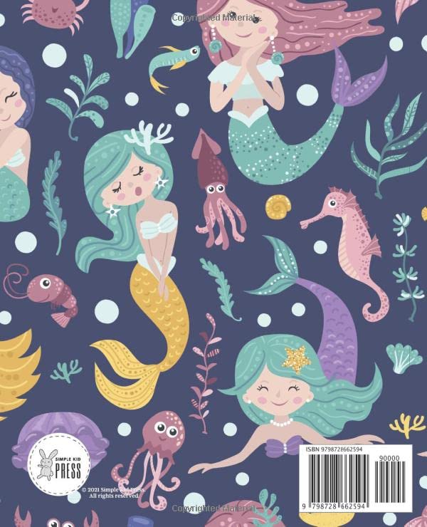 My Sticker Album: Blank Sticker Book for Collecting Stickers | Reusable Sticker Collection Album for Kids - Mermaids and Sea Creatures (Sticker Albums for Kids) image 3