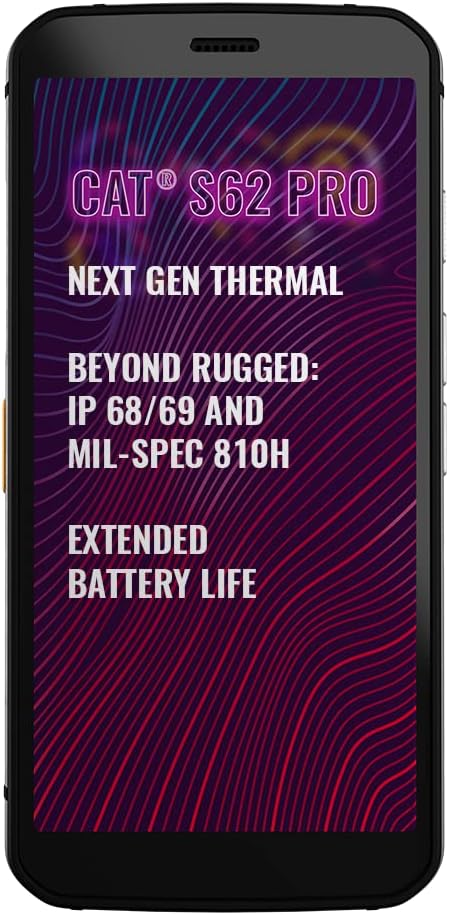 Caterpillar CAT S62 Pro - Smartphone 128GB, 6GB RAM, Dual Sim, Black