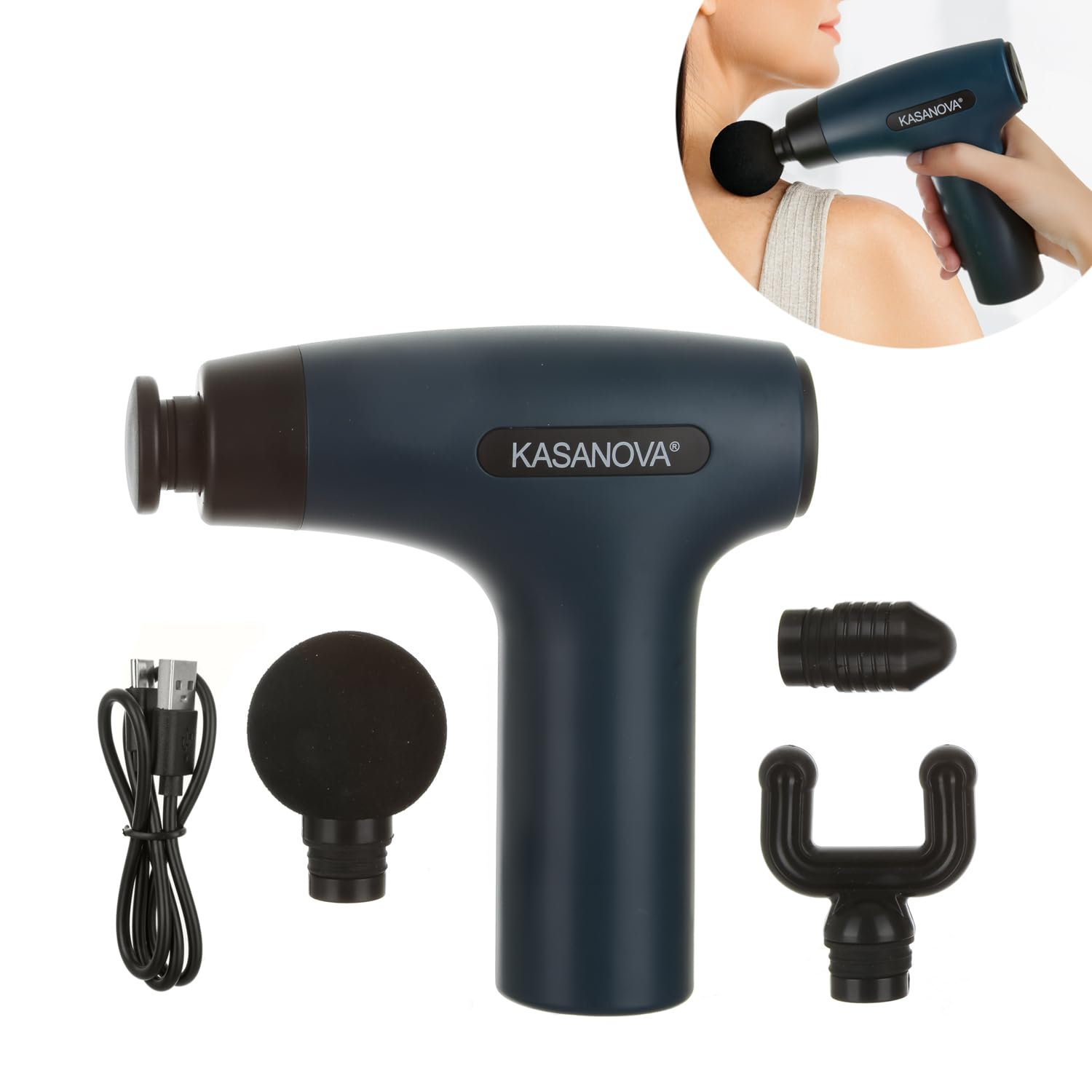 Pistolet de massage rechargeable pour retrouver de la souplesse et relaxer le corps