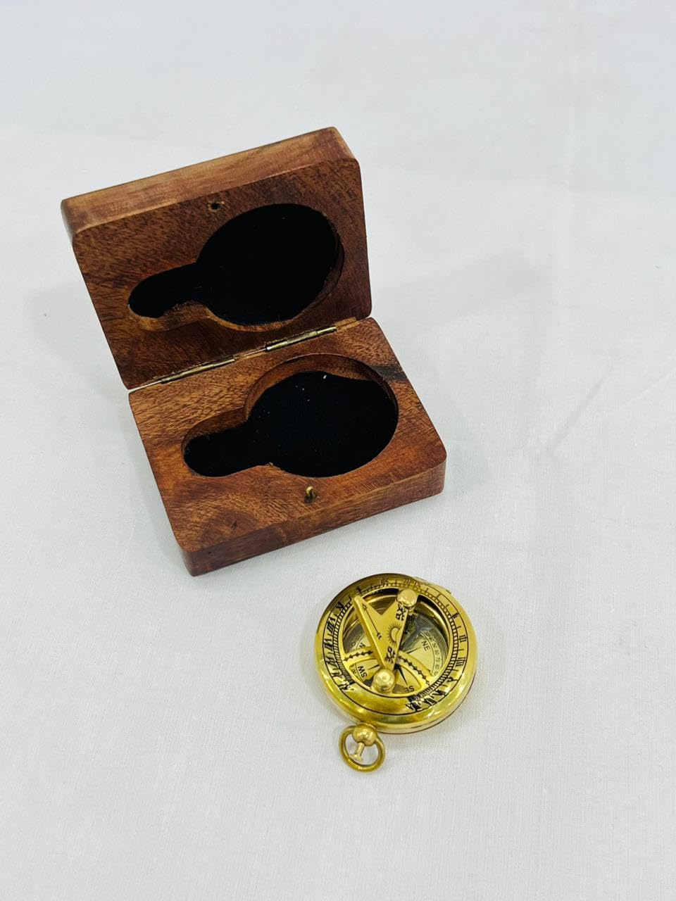 Nautico antico bussola replica Pocket Brasspocket orologio bussola ottone antico