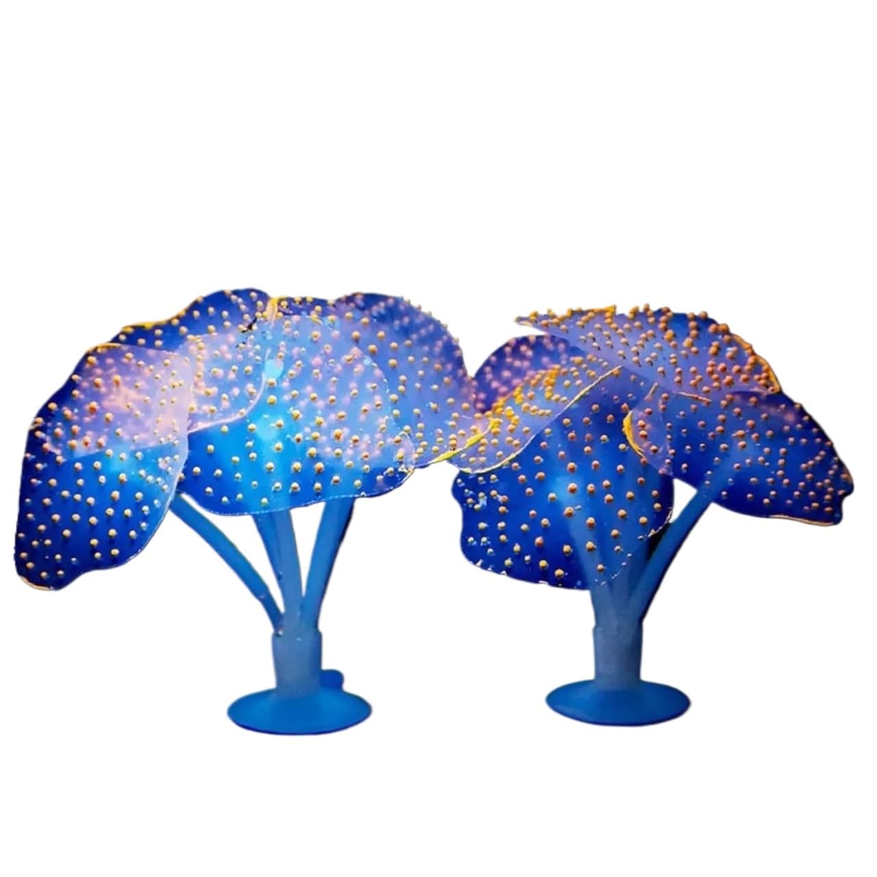 UULIMAXONT Simulated aquarium plants, Luminous Anemone Silicone Artificial Aquarium Multicolor
