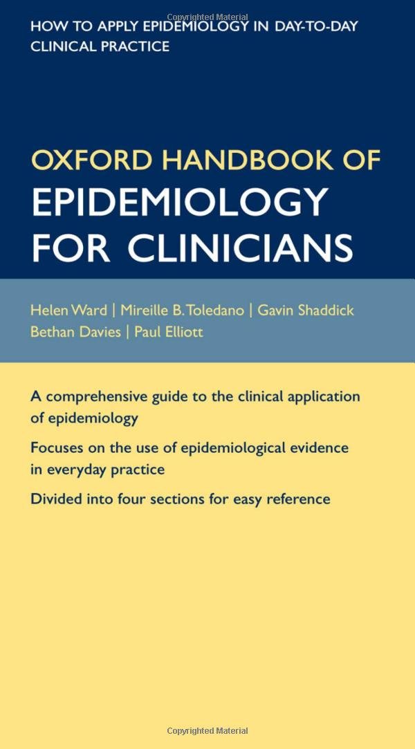 Oxford Handbook of Epidemiology for Clinicians (Flexicover)