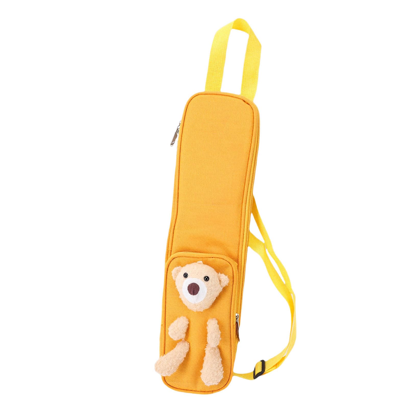 Ejoyous Porta Bacchette per 6 Paia, Motivo Orso in Tessuto Oxford (YELLOW)