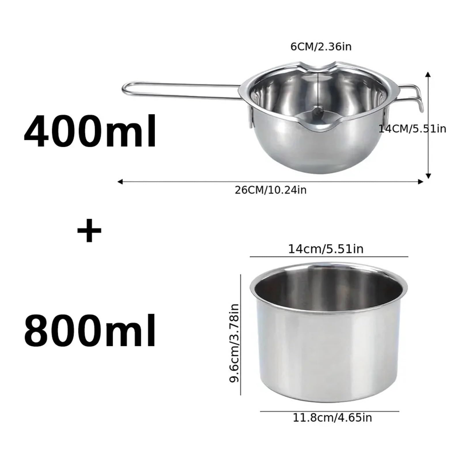Crisol De Cera Acero Inoxidable para Hogar