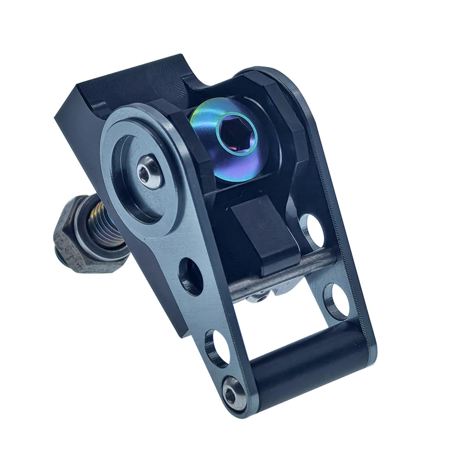 Jamieka A Space-Saving Folded Bike Handle Clamps, Quick-Release Luminum Lloy Cycling Ccessories With Secure Locking Lloy Folding Mechanism