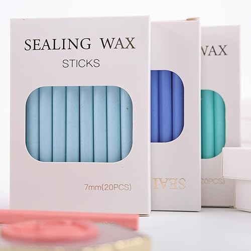 Miniatura 2 de Barras de sellado de cera negra, 20 varillas de sellado de cera para sello de cera, invitaciones de boda, sellado de letras de sobre (negro)