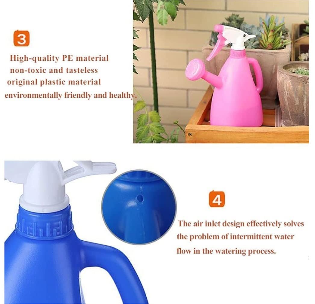 Rozpylacz Konewka Konewki Konewki Plastikowe Konewka Domowa Ręczny Regulowany Opryskiwacz Do Ogrodu Na Zewnątrz Rośliny Kwiatowe Konewka Opryskiwacz (Color : Groen, Size : 11.5 * 22cm)