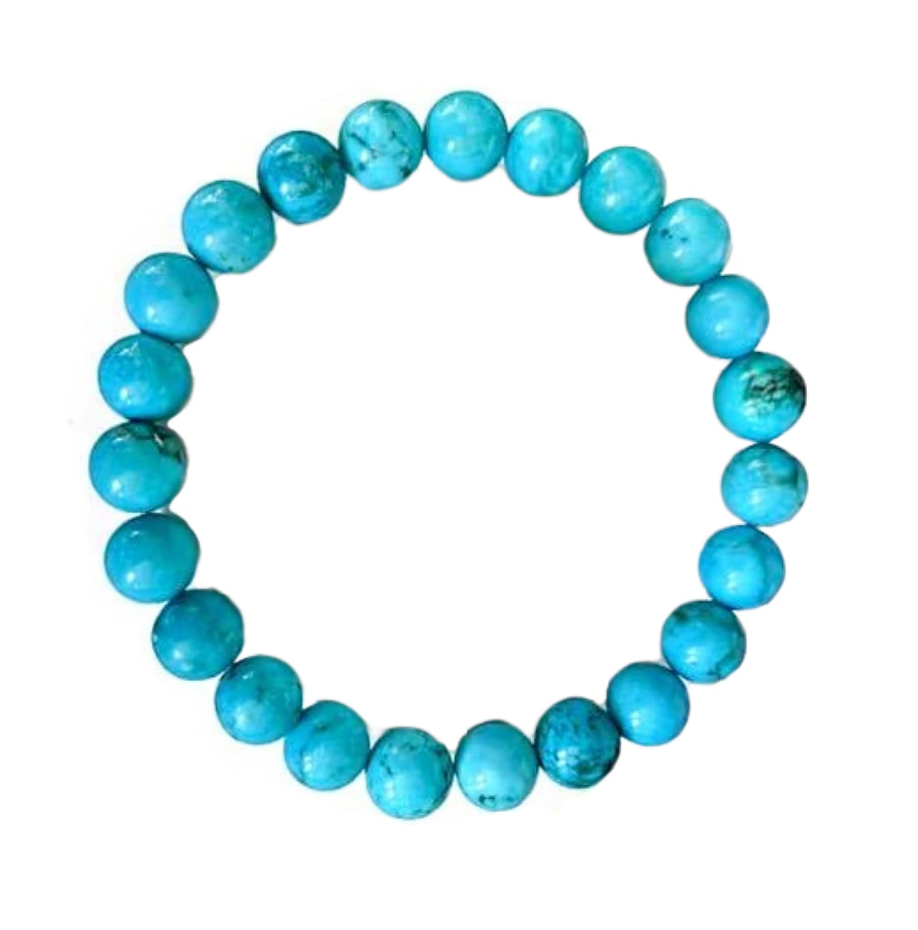 ishaSpirituals Turquoise Bracelet Original Certified for men Natural Firoza Bracelet for women Natural Certified Healing Stone Bracelet 8mm Bead size (Turquoise) (B0CYR4ZZV7) Amazon Price History, Amazon Price Tracker