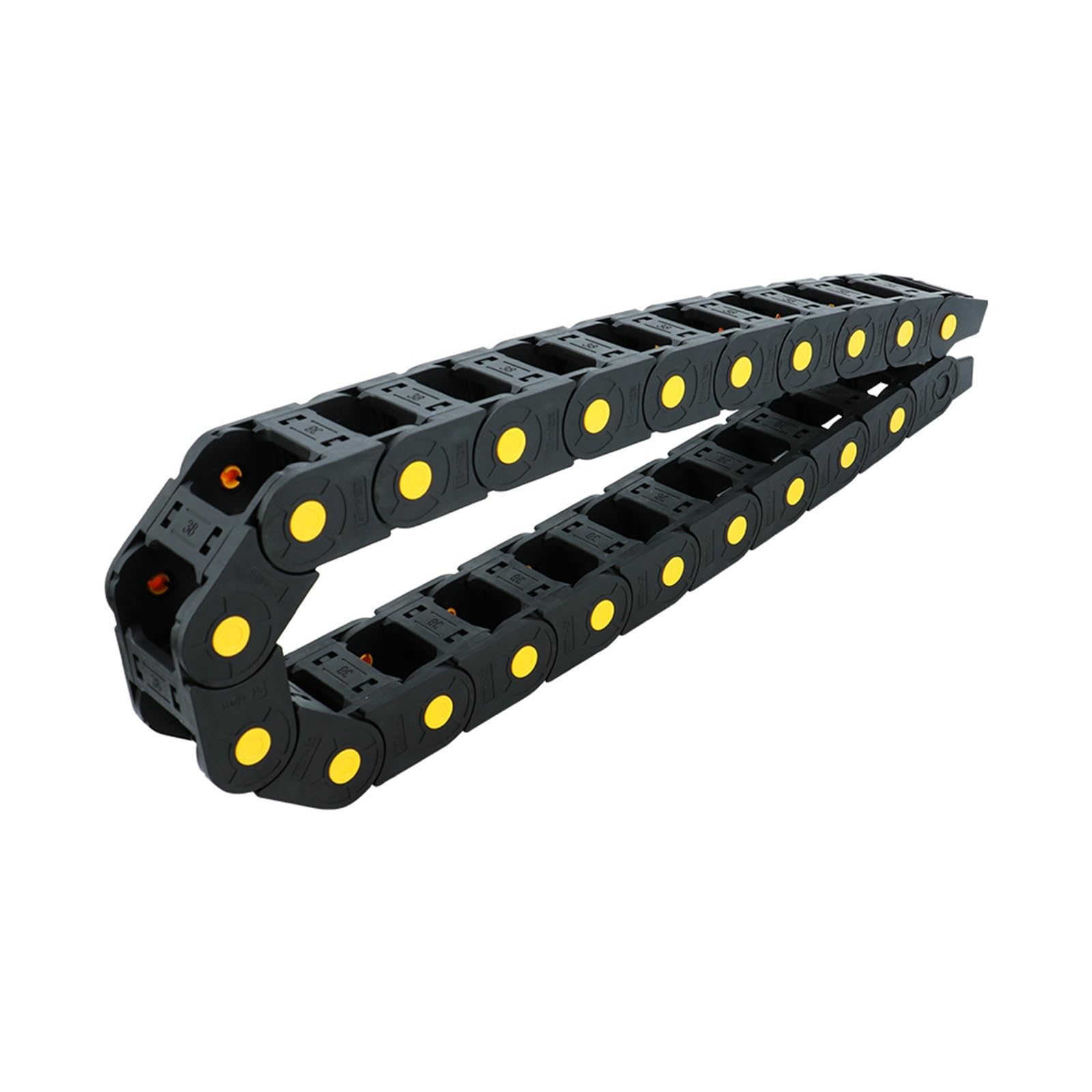 45 x 75 mm 45 x 75 mm Nylon-Maschinenschleppleine Kunststoffkabelkette Schleppkette Slient Bridge L 1 m for CNC-Fräse