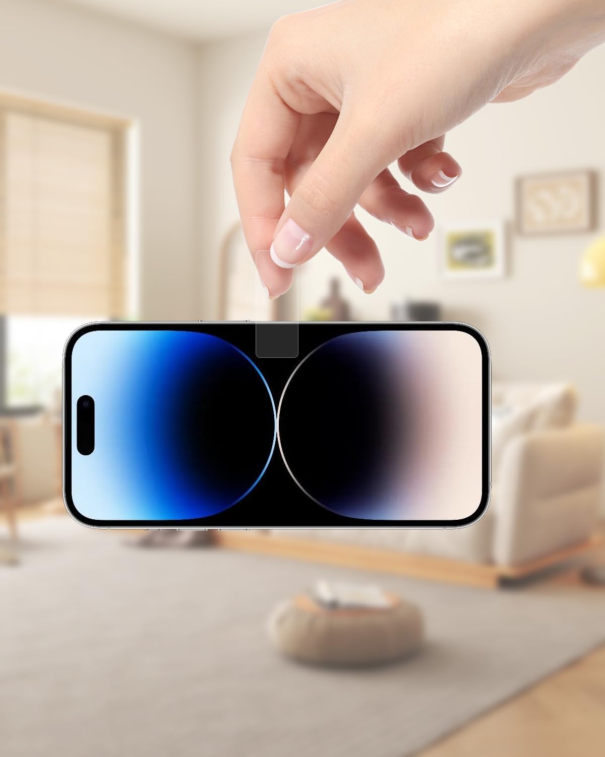 D30 Label Maker Tape - Color Fonts on Clear/Transparent D30 Labels, Self-Adhesive, Compatible with Phomemo D30, 14mm x 30mm (0.55" x 1.18"), 210 Labels/Roll, 3 Rolls (Red x 1, Blue x 1, Green x 1) - Image 9