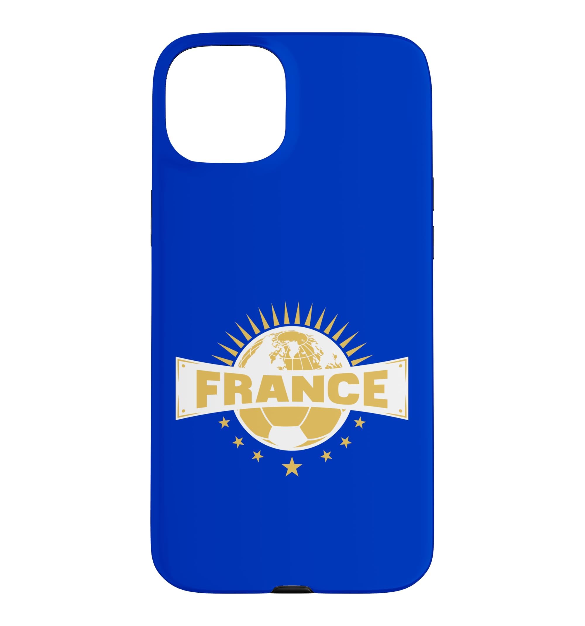 France Globe Stars World Cup Football Case for iPhone 15 Plus