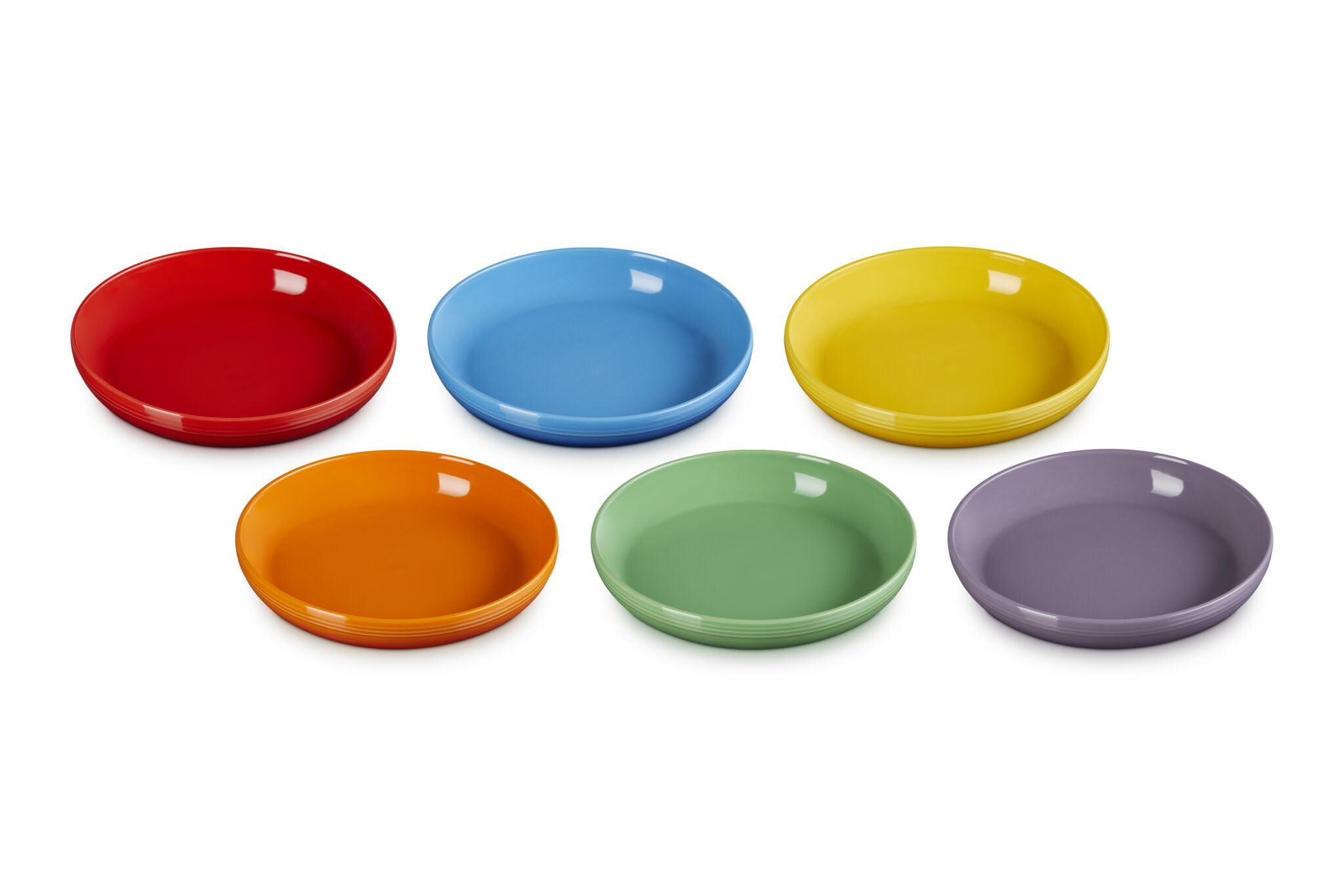 LE CREUSET Stoneware Coupe Set of 6 Pasta Bowls