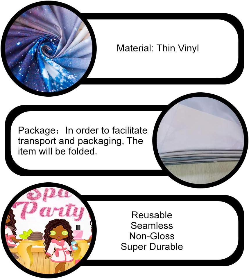Girls Pink Glitter Salon Slumber Party Spa Day Photo Backgrounds 7x5ft BJLSPH275