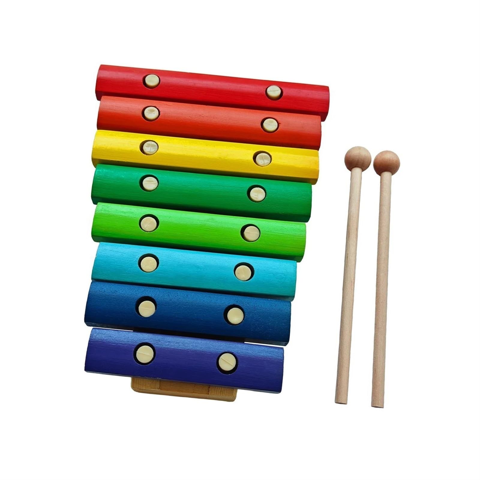 Xilófono Instrumento De Percusión De Xilófono De Madera De 8 Notas Con 2 Mazos De Madera Teclas Coloridas De Madera De Abedul Perfecto Para Principiantes