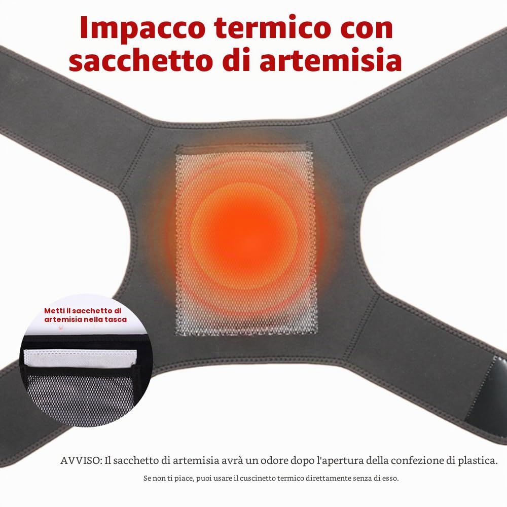 Cuscinetto riscaldante senza fili per anca/sciatica, sollievo dal dolore con 2 cinghie di estensione, 3 cuscinetti termici per anca con 6 massaggi a vibrazione, fascia per anca riscaldata con